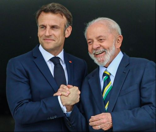 Lula pede que Macron